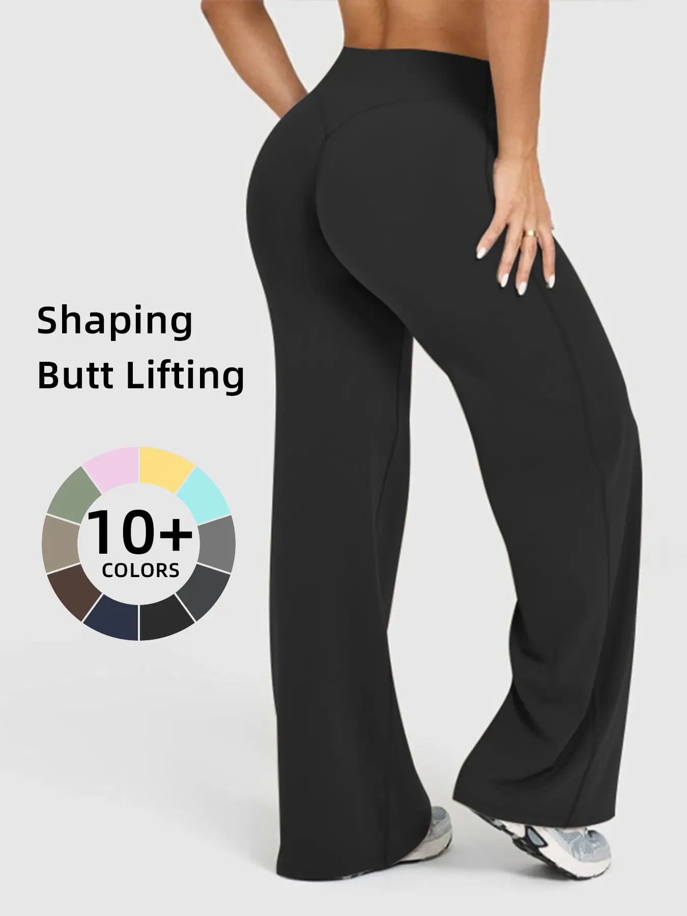Women's Casual Wide Leg Sport Pants, Casual Sporty Trousers