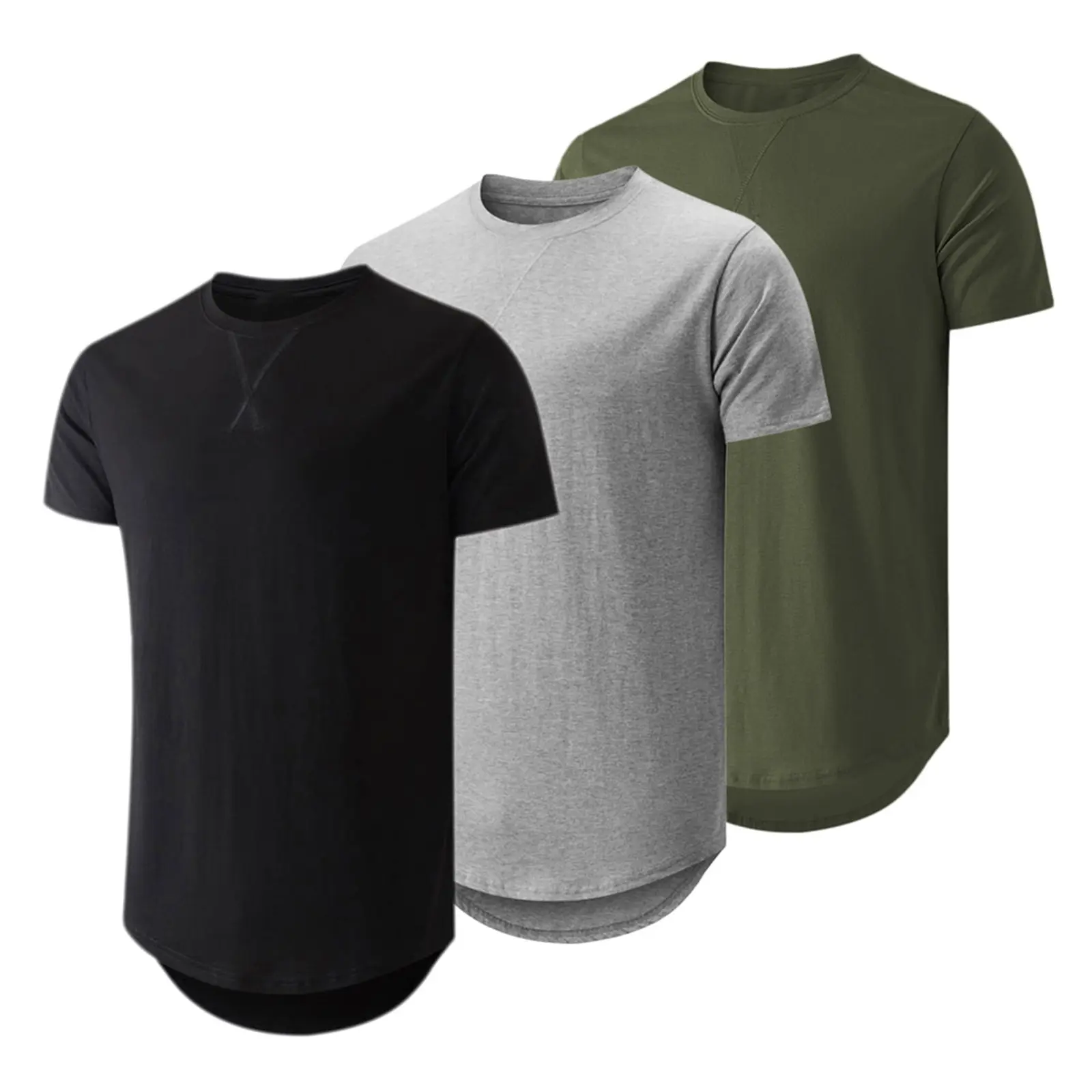 Men's Cotton Hipster Crewneck T-Shirts
