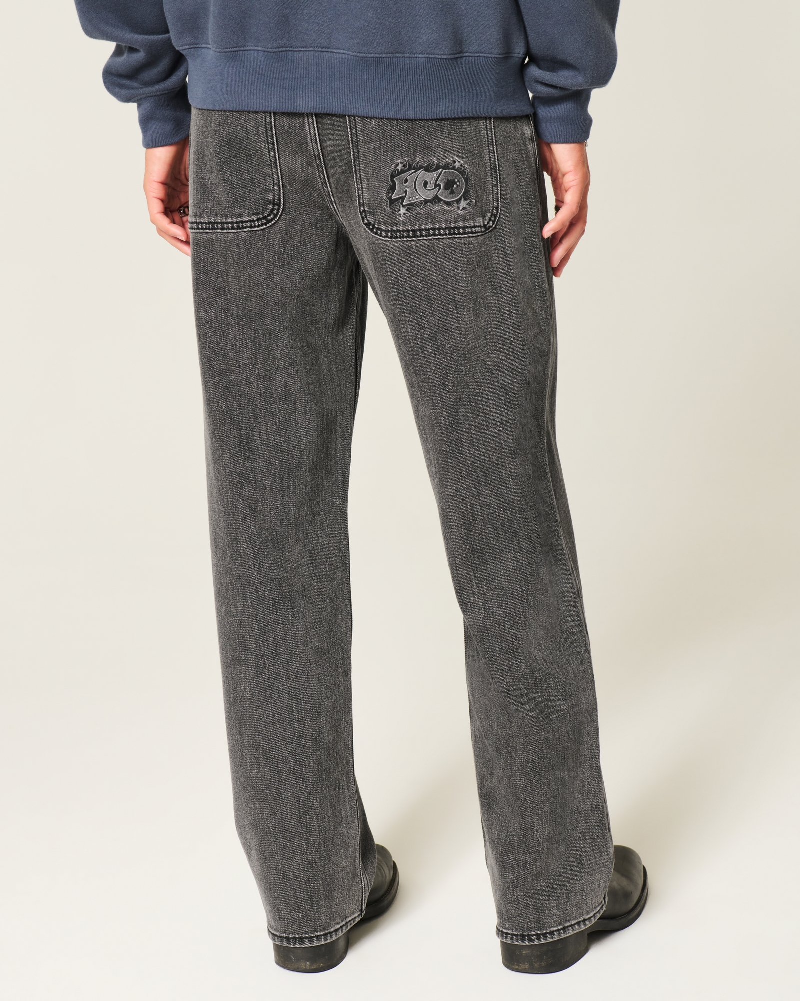 Light Wash Baggy Jeans