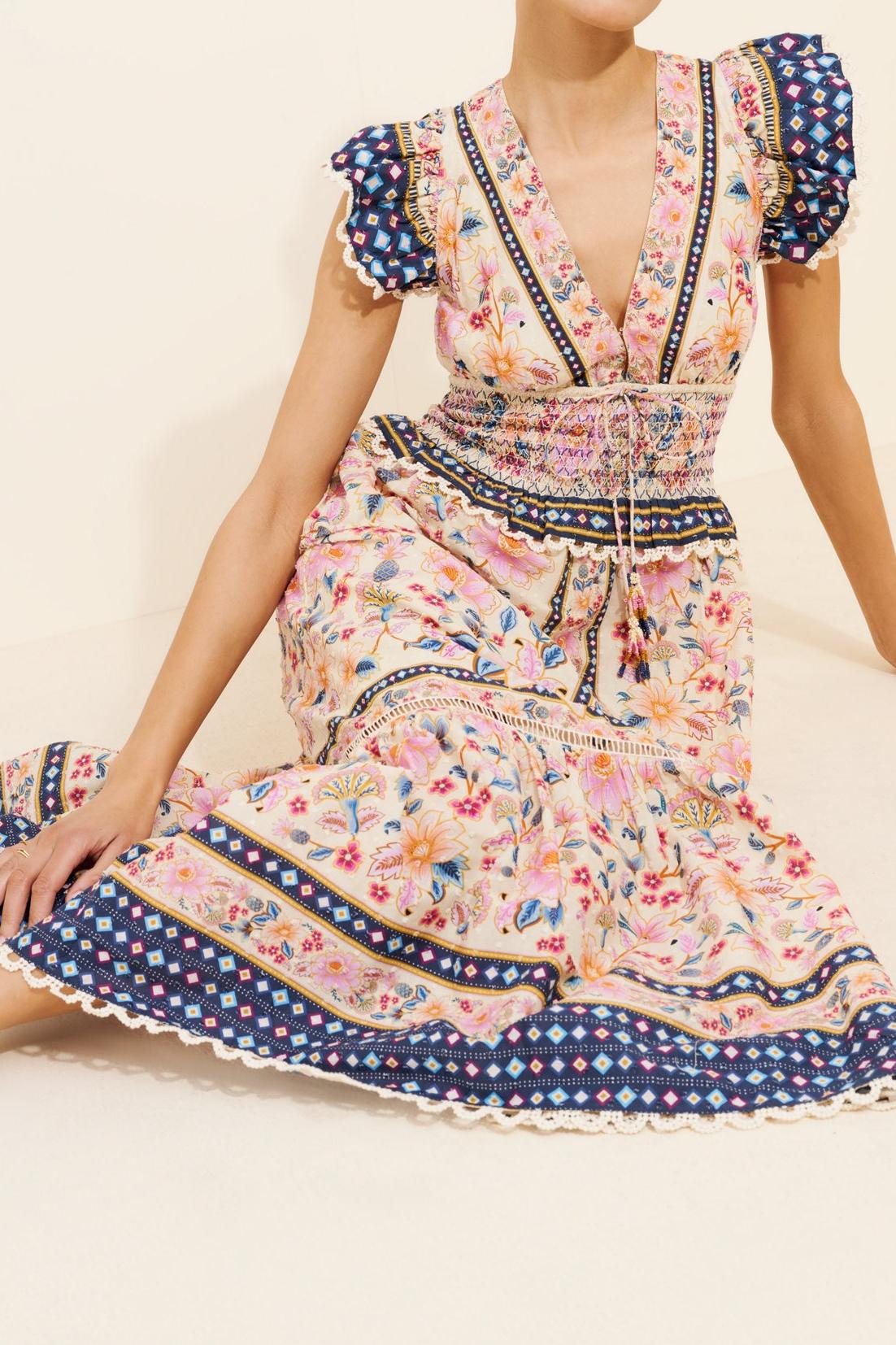Feminine Strapless Maxi Dress