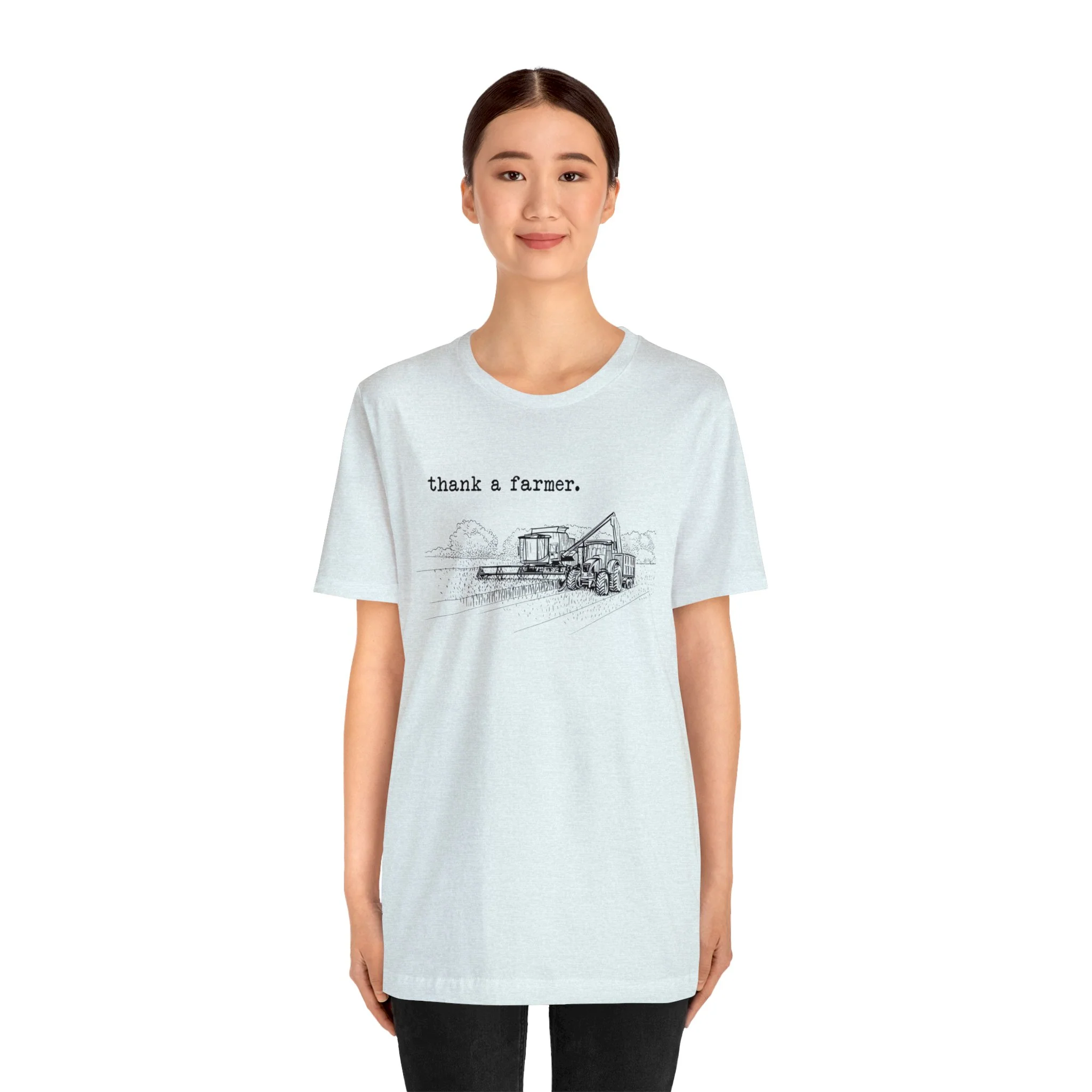 Thank a Farmer Unisex Jersey Short Sleeve Tee