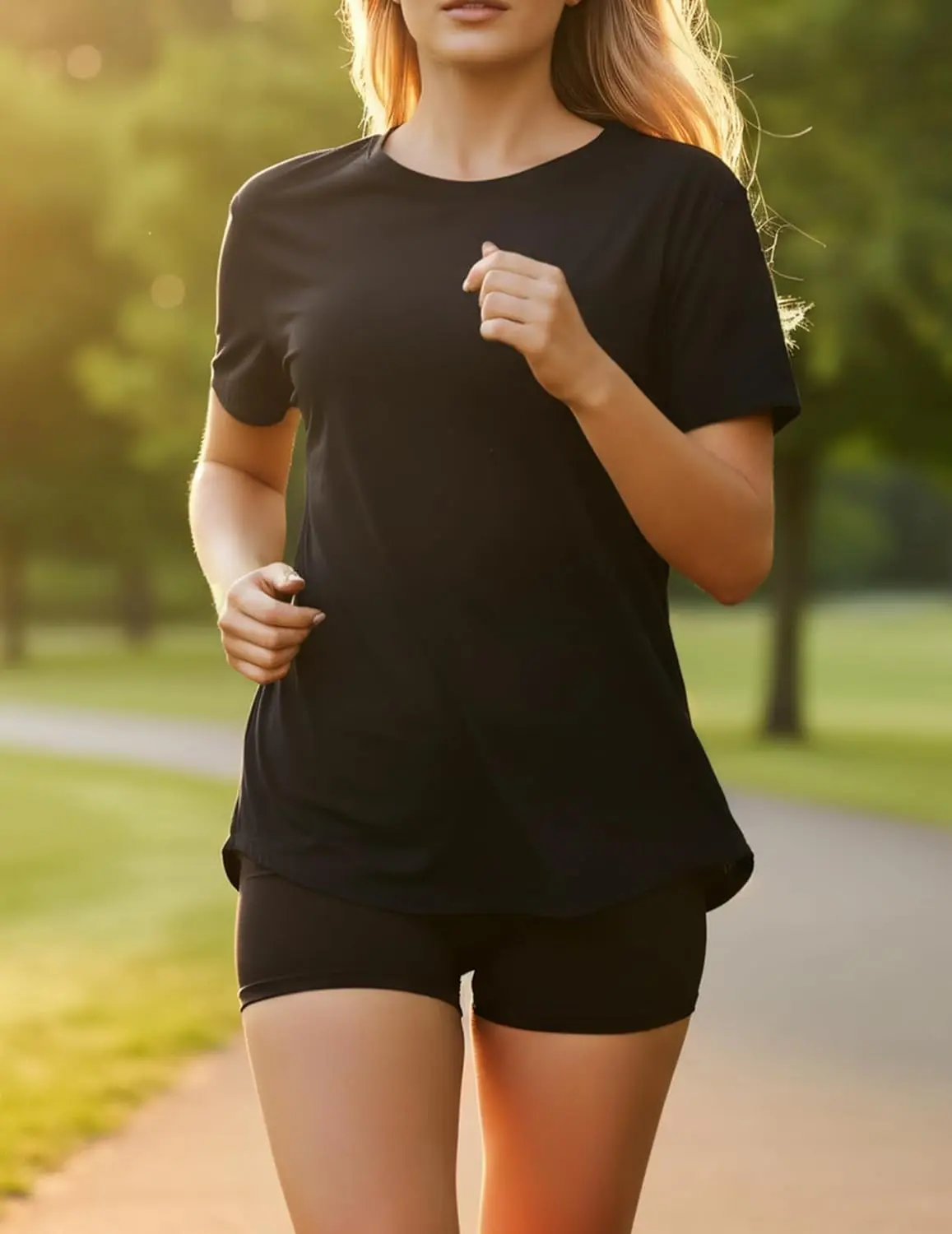 【Limited time deal】【Fast Shipping】Women's Short Sleeve T-Shirts Multipack, Loose/Relaxed Fit Solid Color Round Neck Casual Tee Tops Women Underwear Summer Tshirt（T-shirt only）