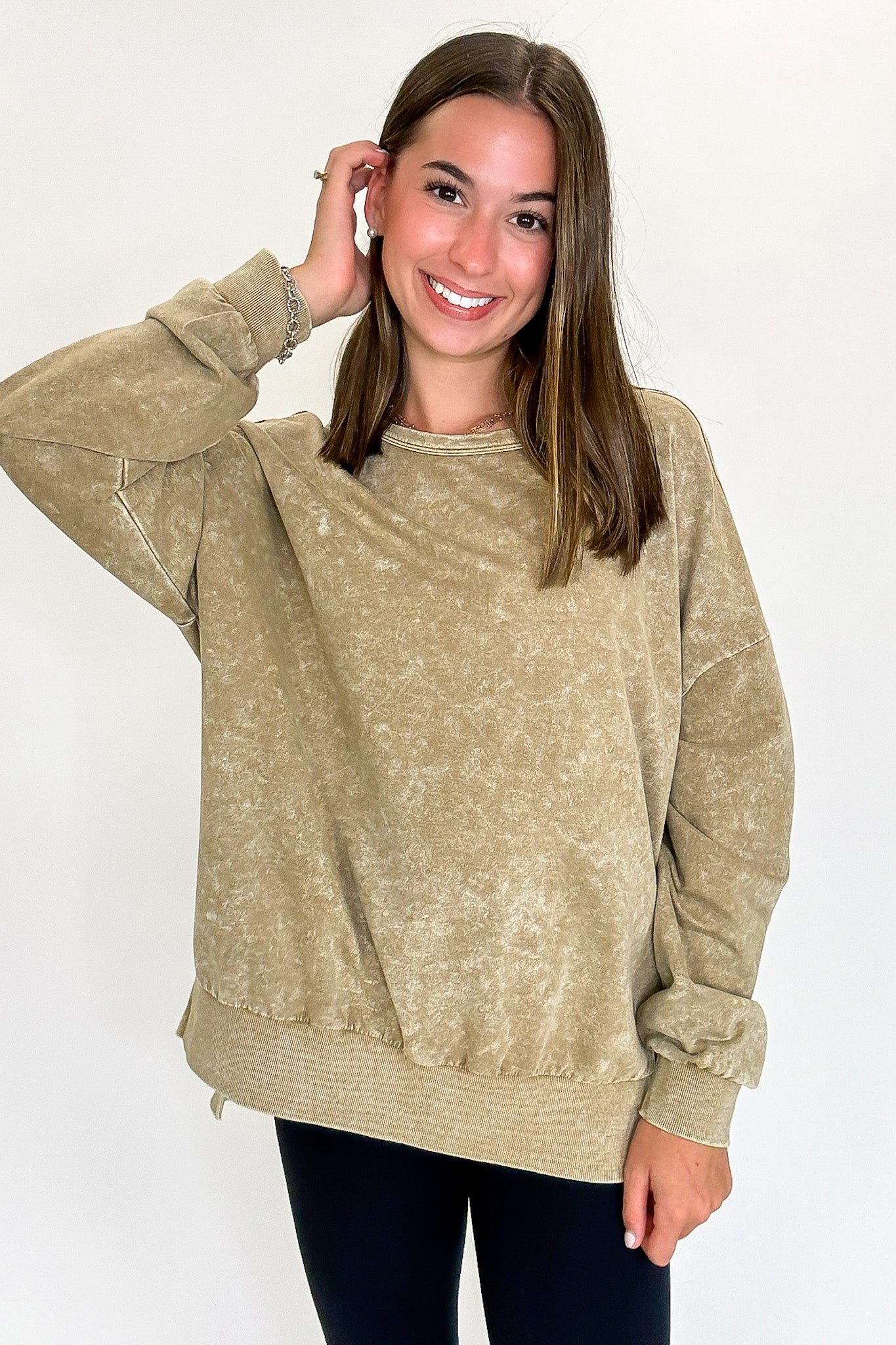 Vintage Mineral Wash Pullover