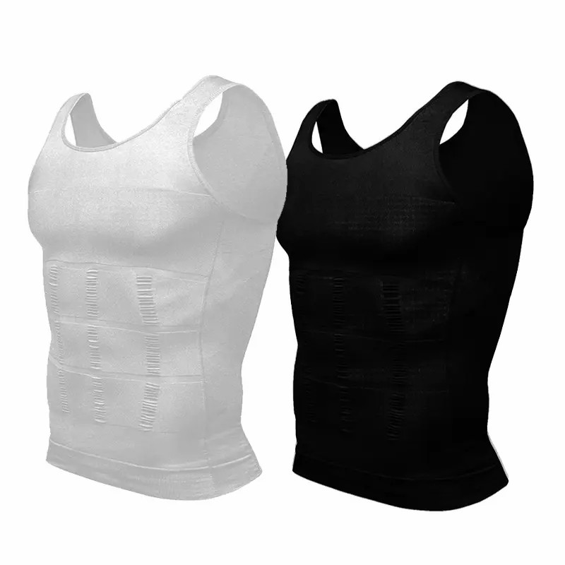 【3 pack】💪Men's Compression Shapewear Tank Top | Slim Fit Body Shaping Vest