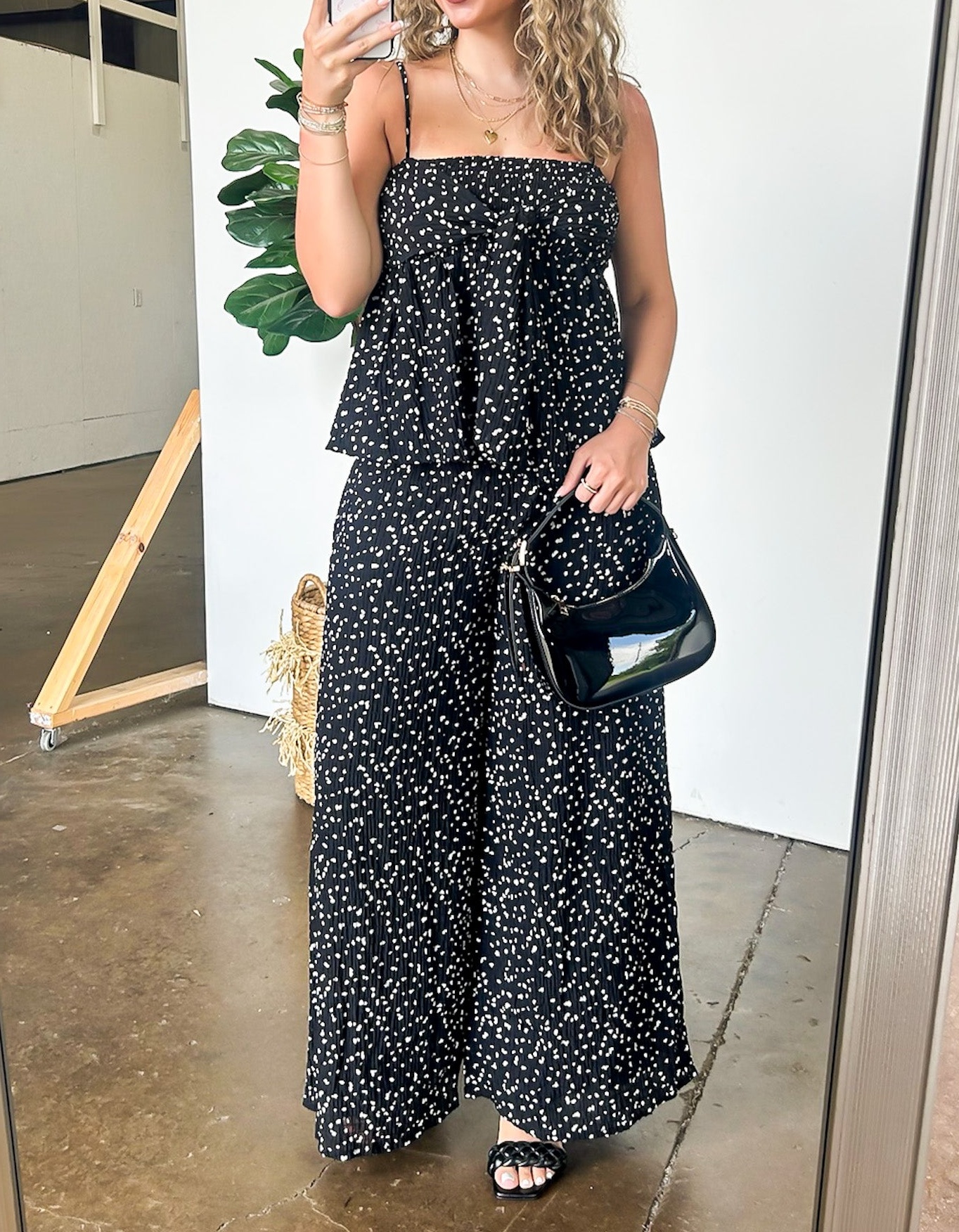 Flare High Waist Flowy Pants