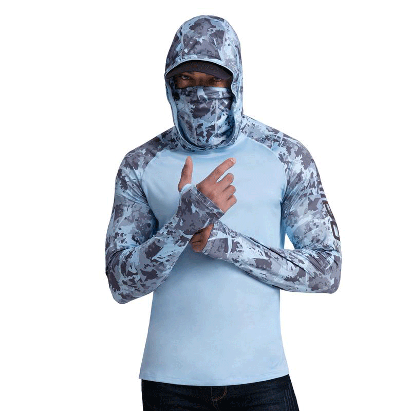 ☀️Men’s UPF 100 Sun Protection Hoodie with UV Detection