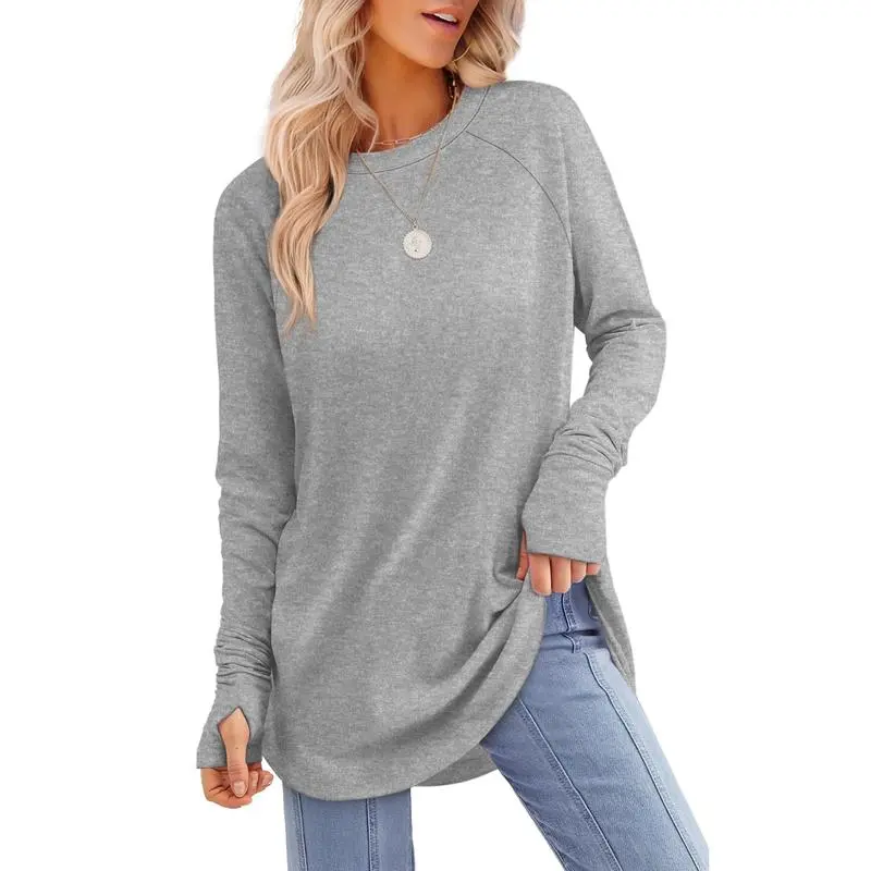 Long Sleeve Thumb Hole Shirts