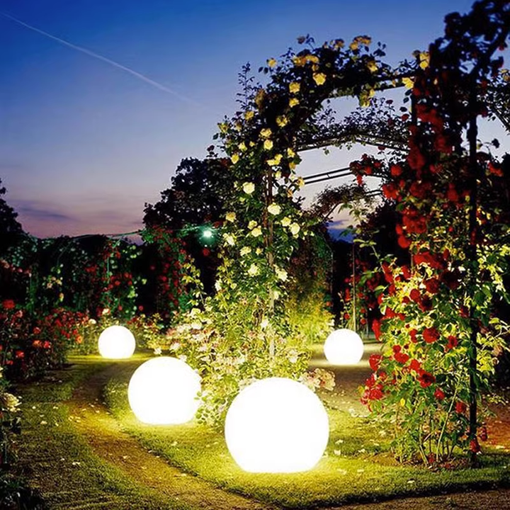 Cordless LED Glowing Ball Light - 16 RGB Color Changing Waterproof Floating Ball Lamp w/Remote