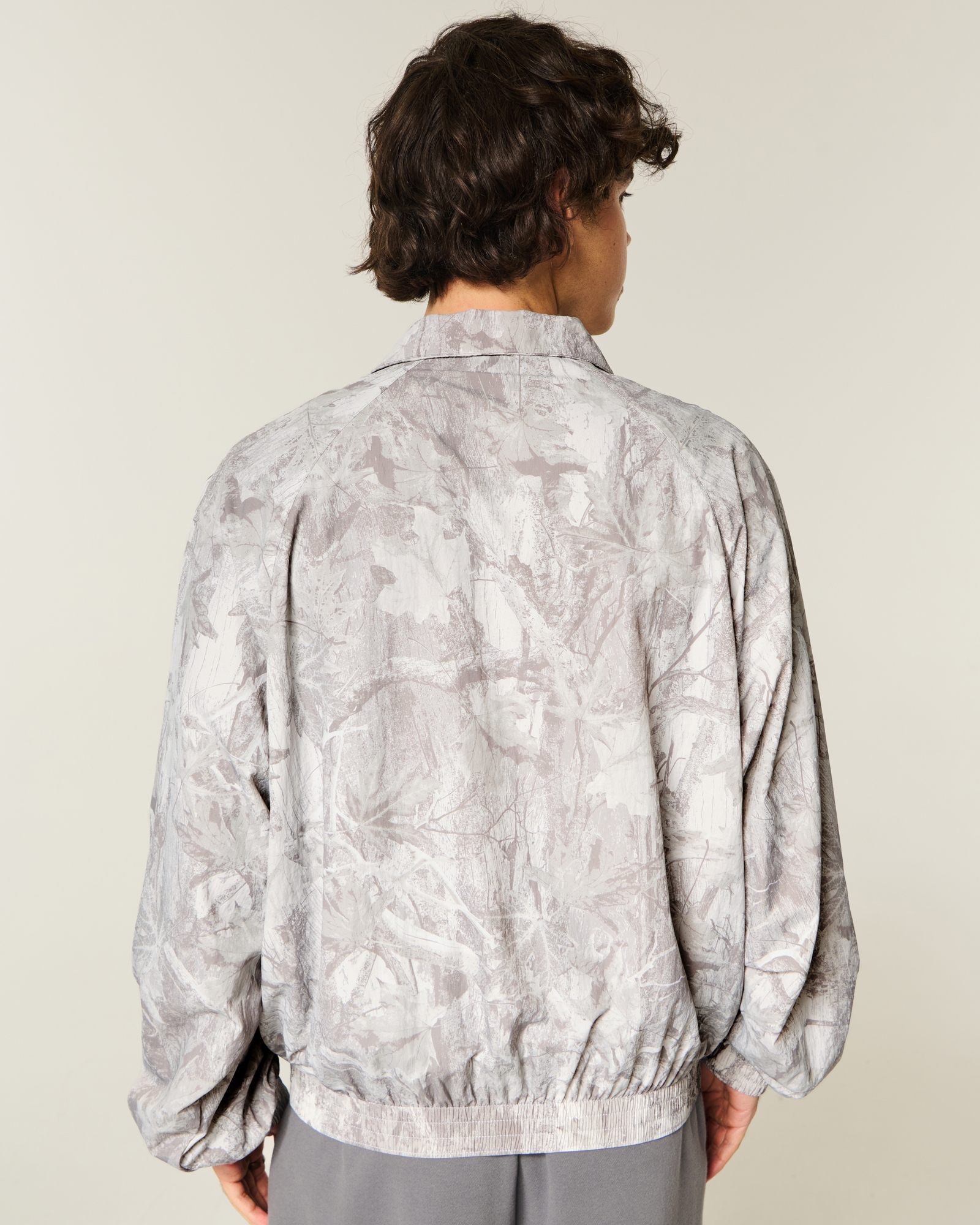 Zip-Up Windbreaker Jacket
