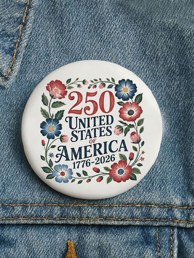 American 250th Anniversary Brooch