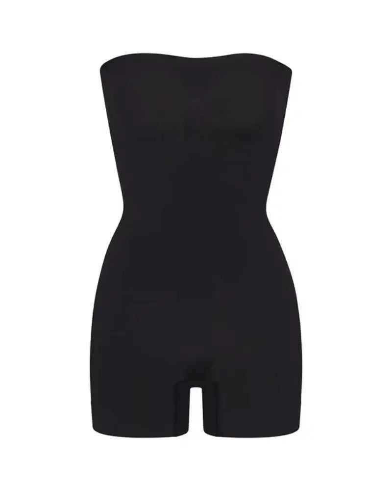 +$5 BOGO FREE!🔥Strapless Tummy Control Shapewear Bodysuit - Mid-Thigh Coverage