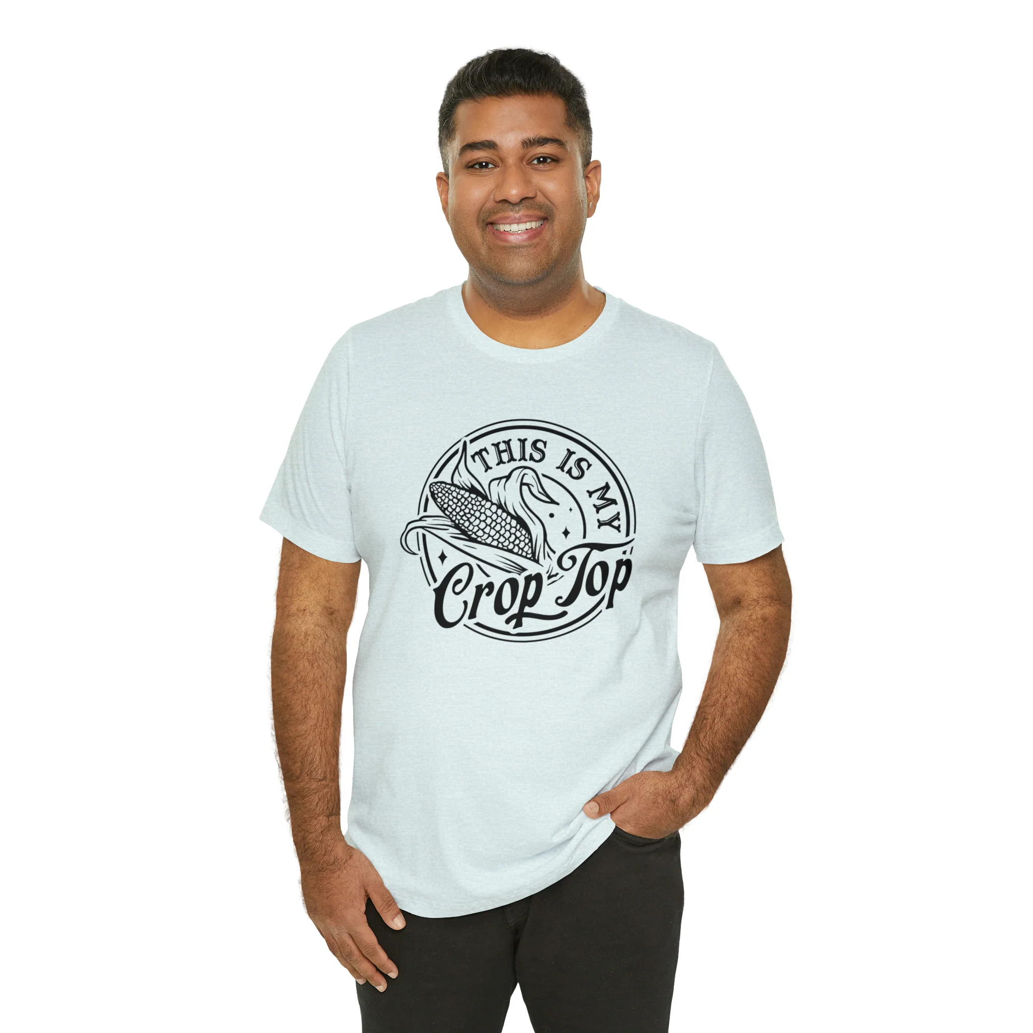 Crop Top Unisex Jersey Short Sleeve Tee