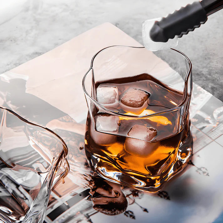 Japanese Crystal Whiskey Glasses 2-Pack