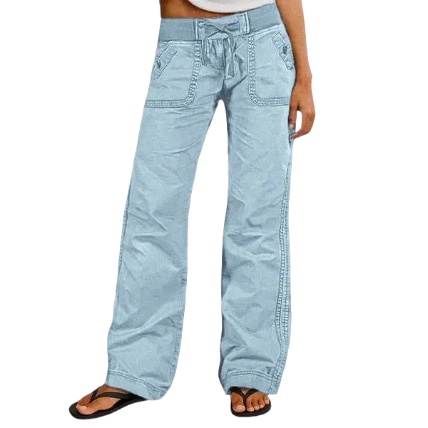 ⚡FINAL SALE⚡- Women's High Stretch Mid Rise Straight Pants