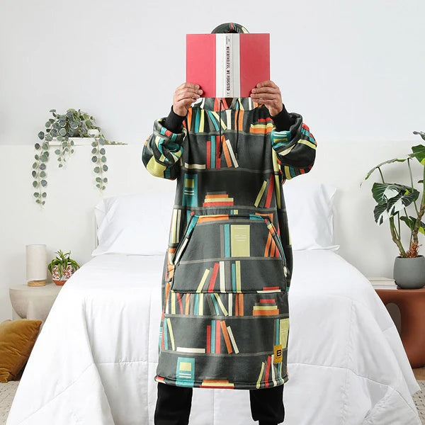 Wearable blanket Oversized with sherpa lining One size fits most.