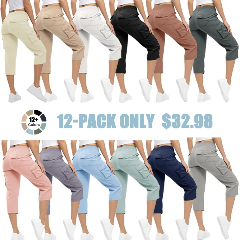 ✨Women’s Loose-Fit Lightweight Quick-Dry Capri Pants with Pockets