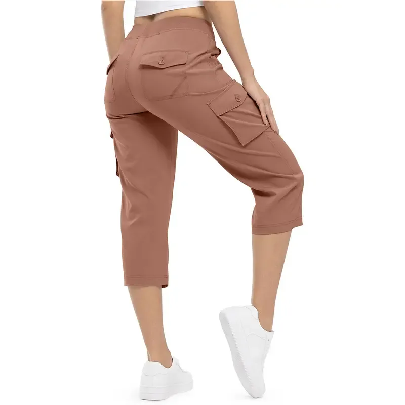 ✨Women’s Loose-Fit Lightweight Quick-Dry Capri Pants with Pockets