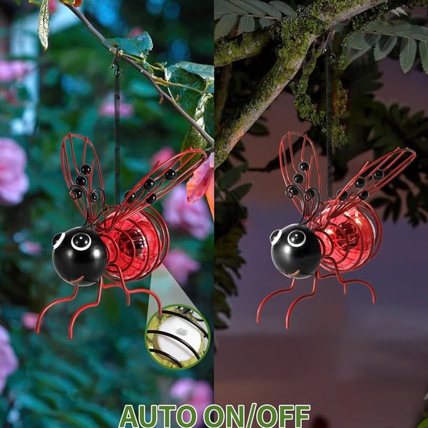 Solar Bee Light Outdoor Hanging Insect Simulation Light