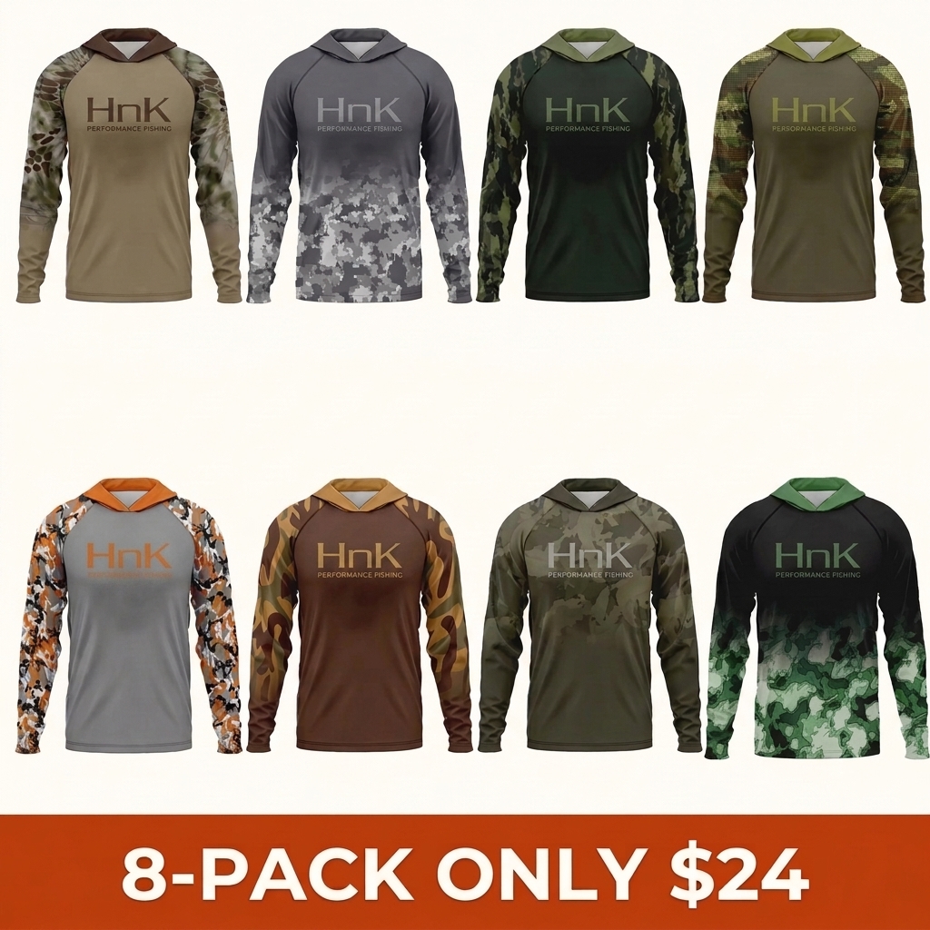 Men's Camouflage Fishing Hoodie – UPF 50 UV Protection