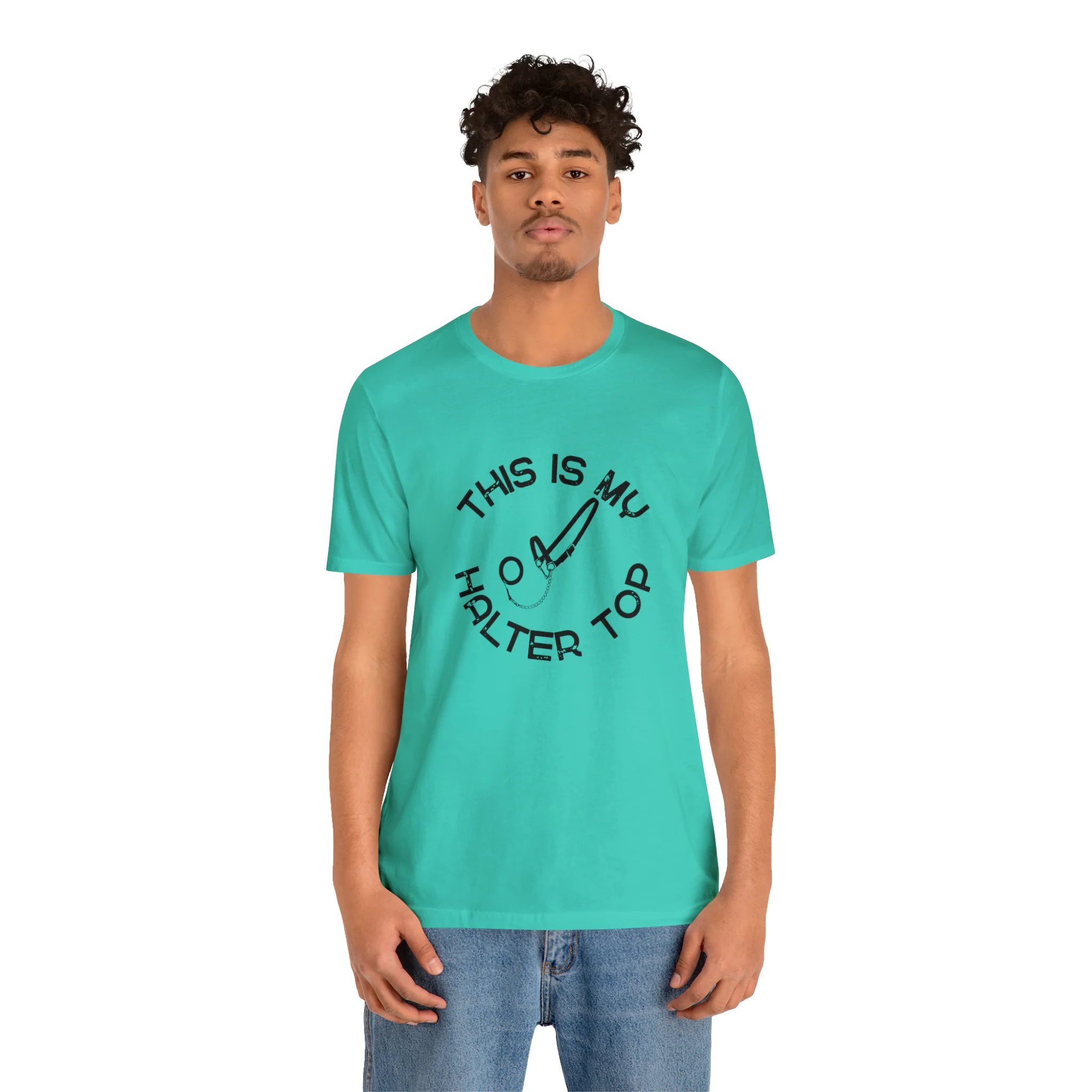 This is My Halter Top Unisex Jersey Short Sleeve Tee