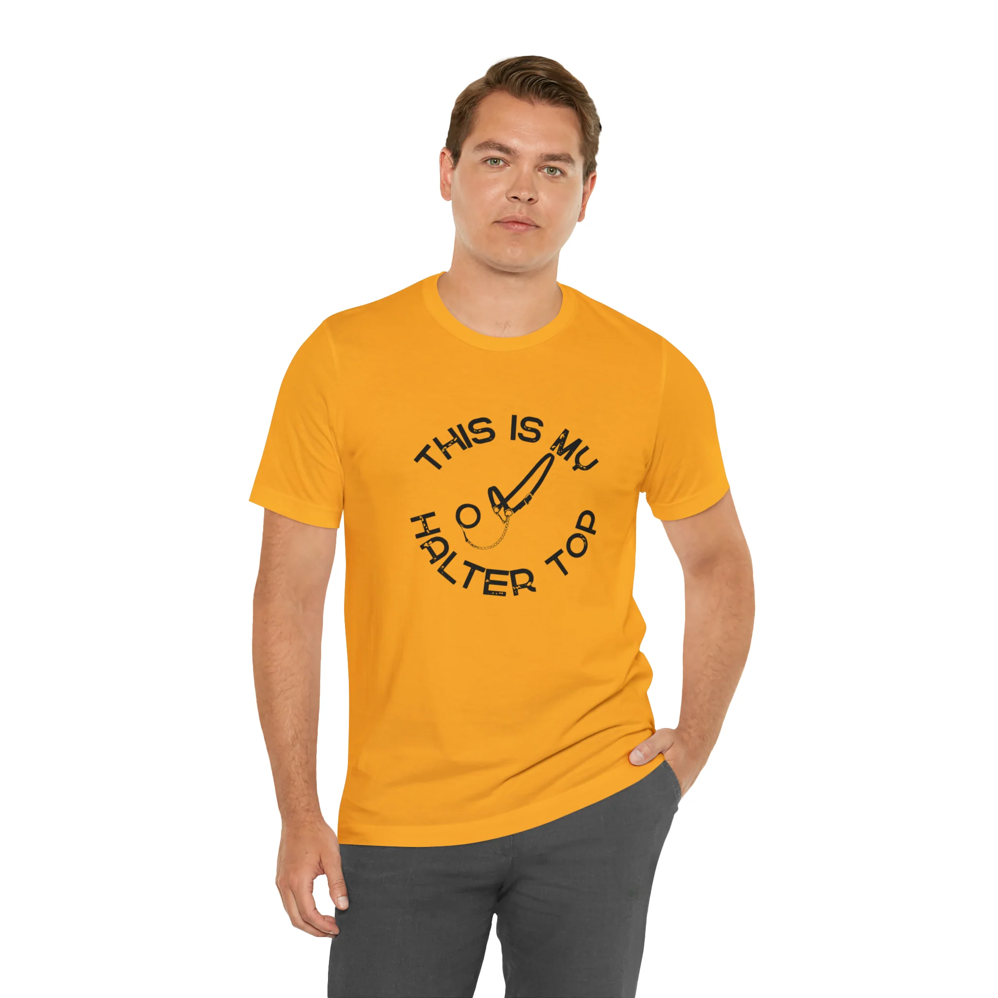 This is My Halter Top Unisex Jersey Short Sleeve Tee