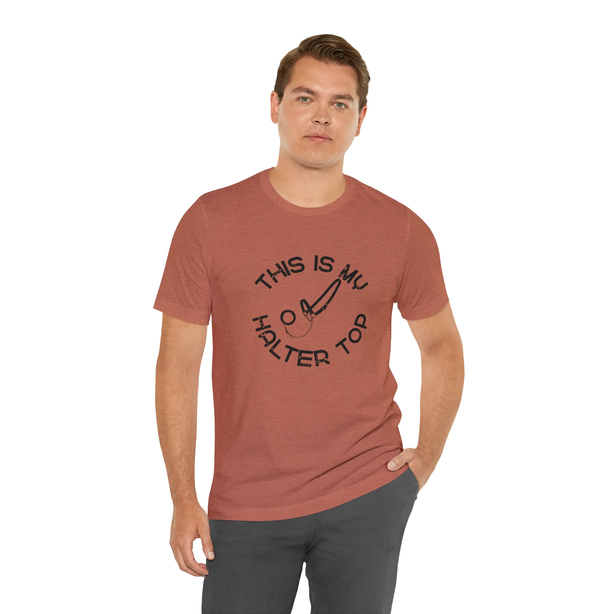 This is My Halter Top Unisex Jersey Short Sleeve Tee