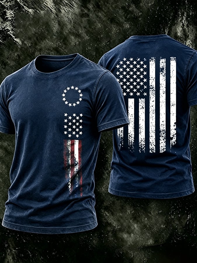 Men's USA 1776-2026 Freedom Printed  Shirt