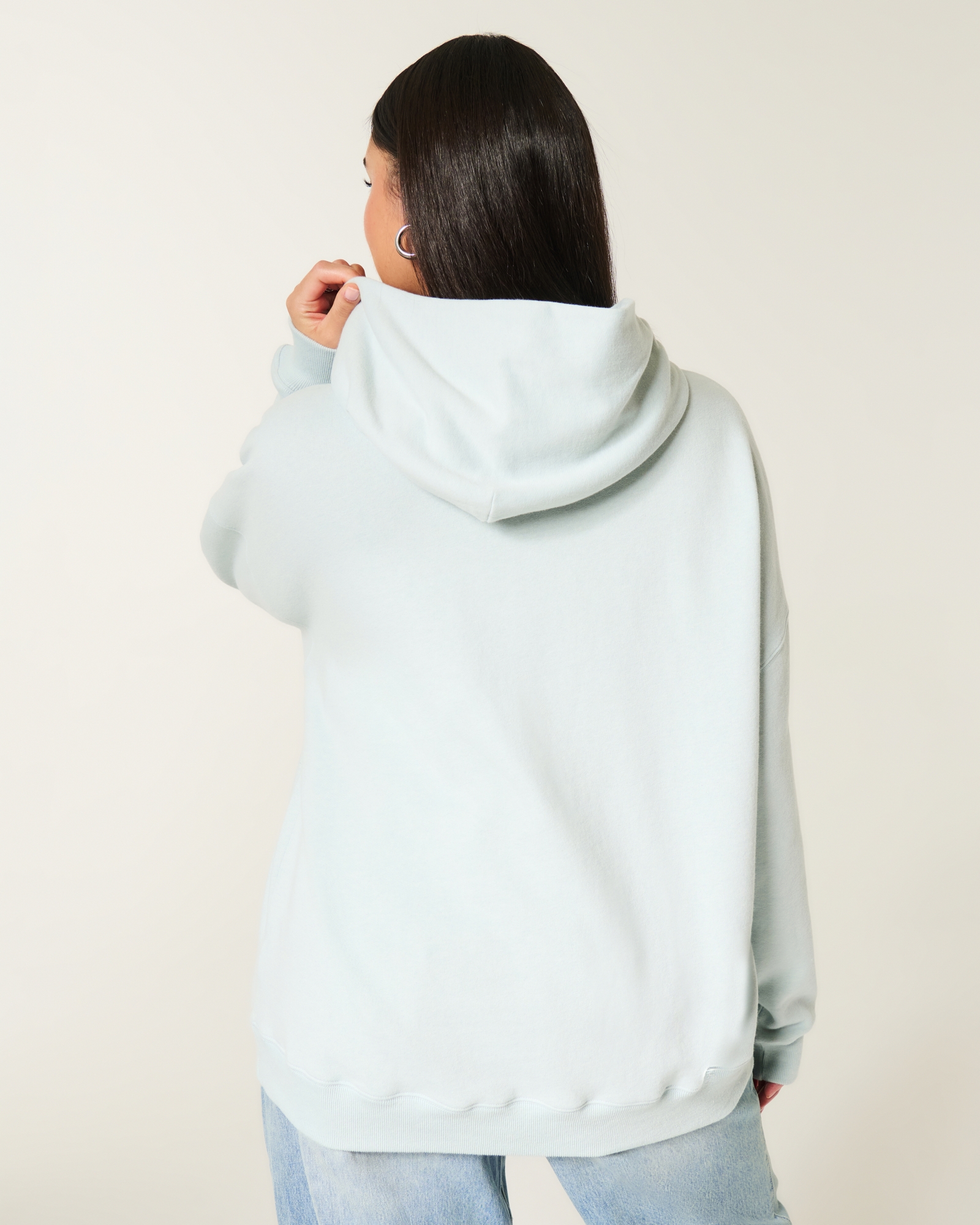 Hollister Feel Good Oversized Butterfly Graphic Hoodie