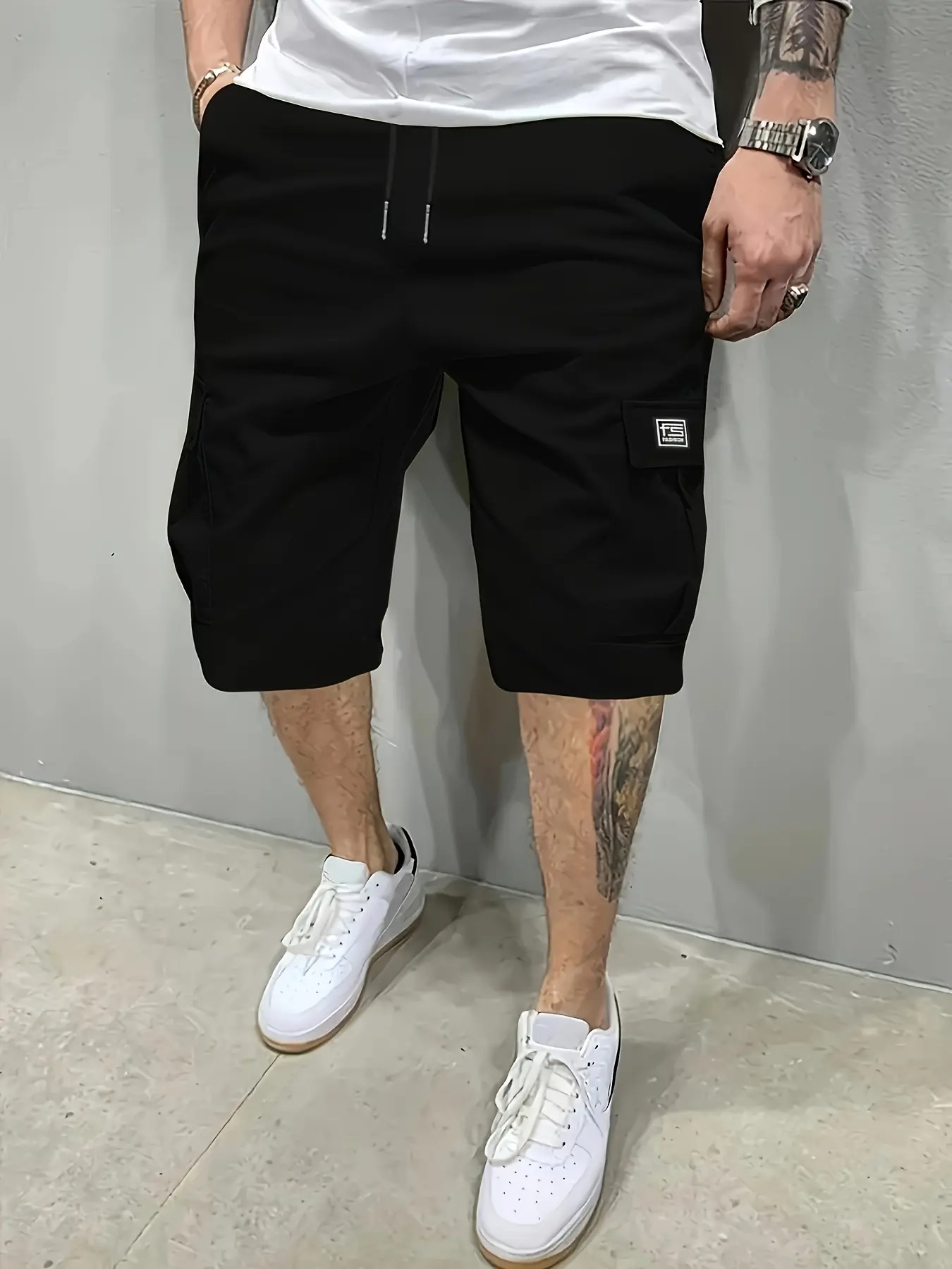 🩳 Men's Casual Summer Shorts – Slanted Pocket Everyday Comfort
