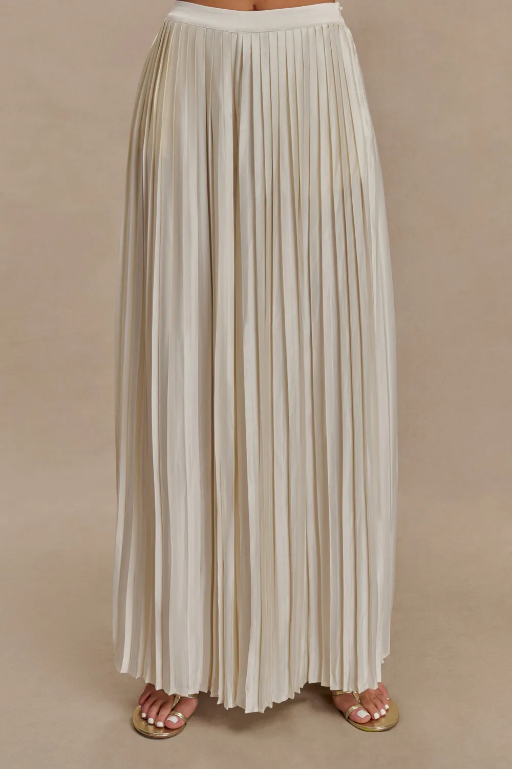 Plisse Wide Leg Pants