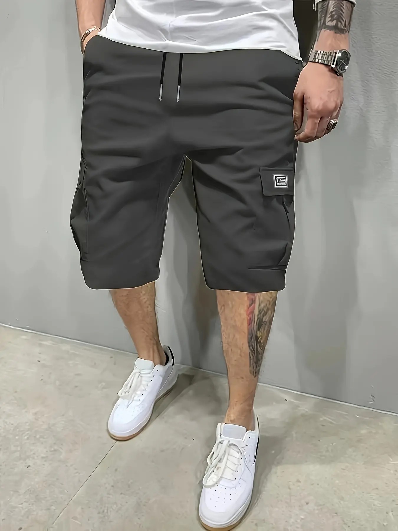 🔥Men's Multi-Pocket Cargo Shorts Casual Streetwear Set