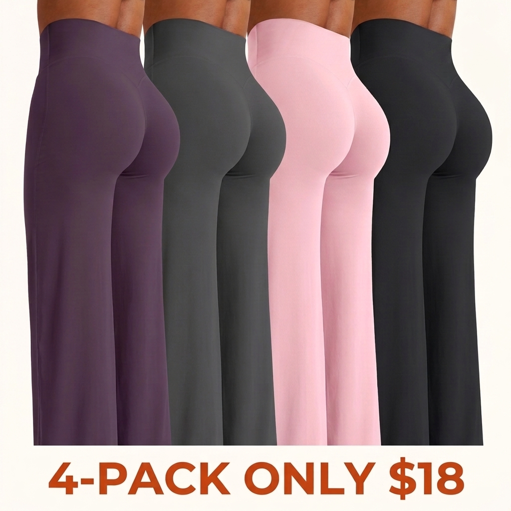 Women's High-Waisted Straight-Leg Yoga Pants/Leggings