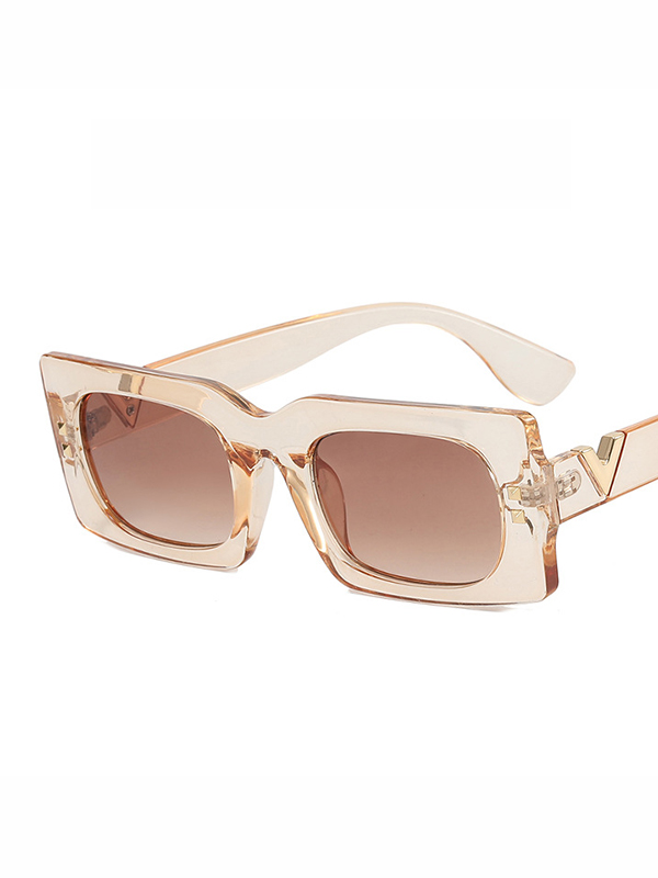 Geometric Sun-Protection Sunglasses Accessories