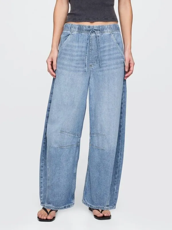 Women's Mid Rise UltraSoft Easy Horseshoe Jeans
