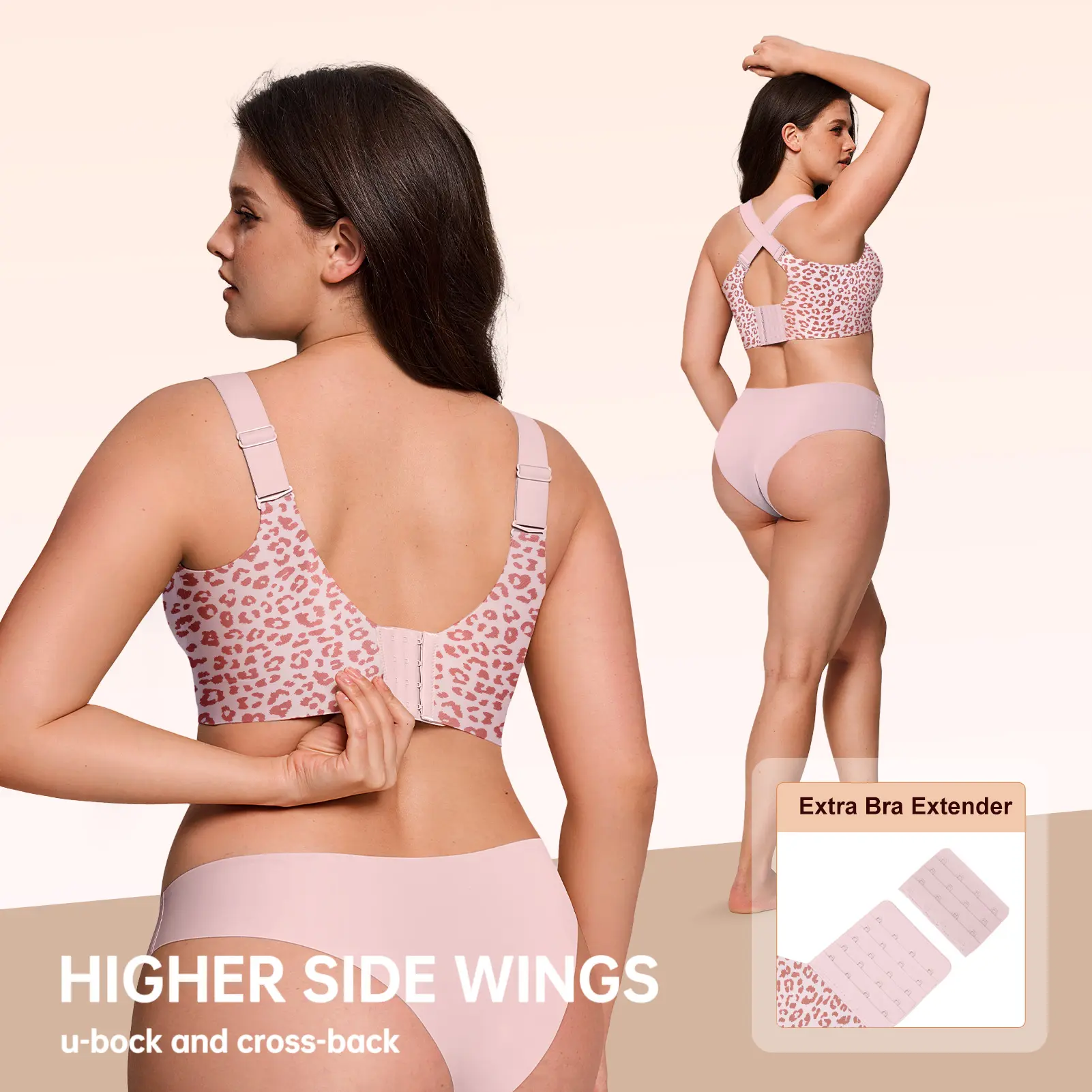 Women Wirefree Bras - Comfortable Wireless Padded Support