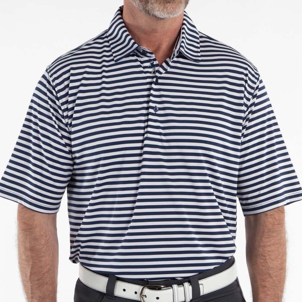 Men's Bobby Jones Performance Feed Stripe Polo