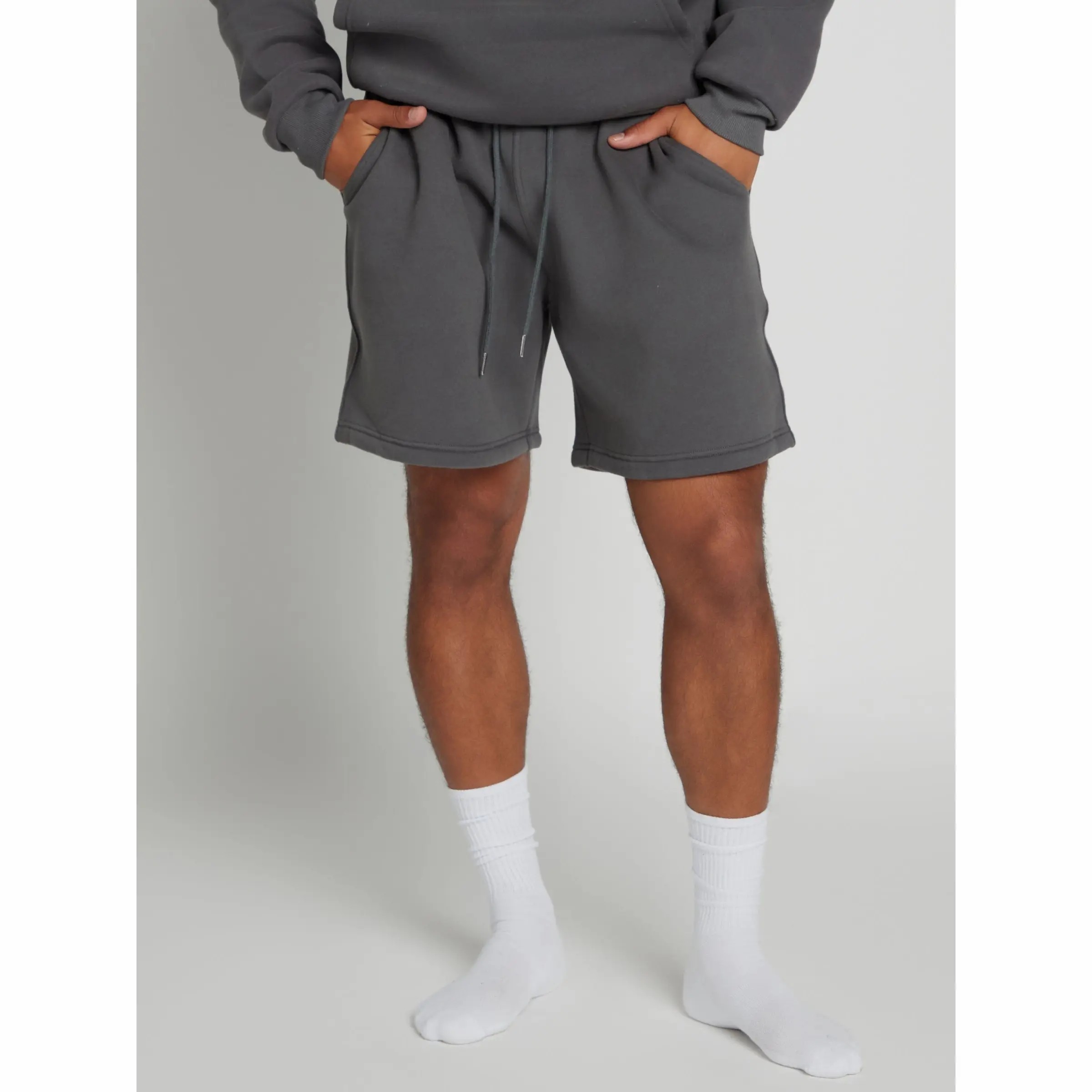 Unisex Basic Fleece Short – Cozy Lightweight Loungewear with Adjustable Drawstring Waist