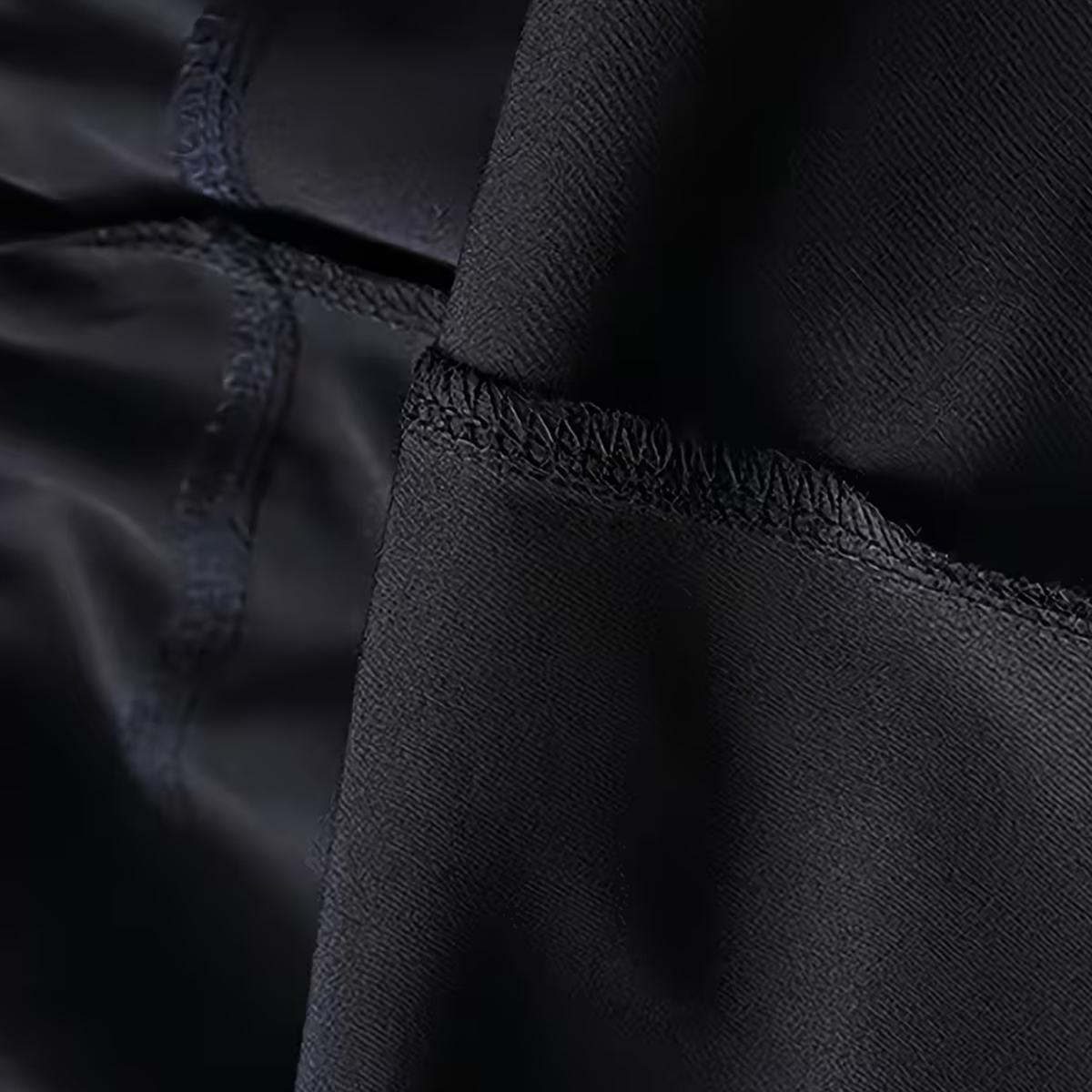 Men's / Unisex Fashion Sports Shorts — Reflective Geometric Print, Drawstring Waist, Side Zip Pockets