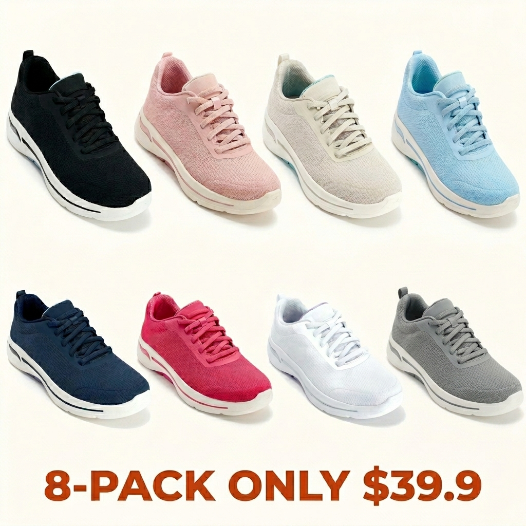 Washable elastic sneakers