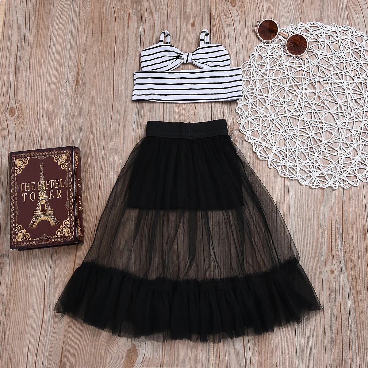 Bownot Stripe Tops Girls  Kid Clothes