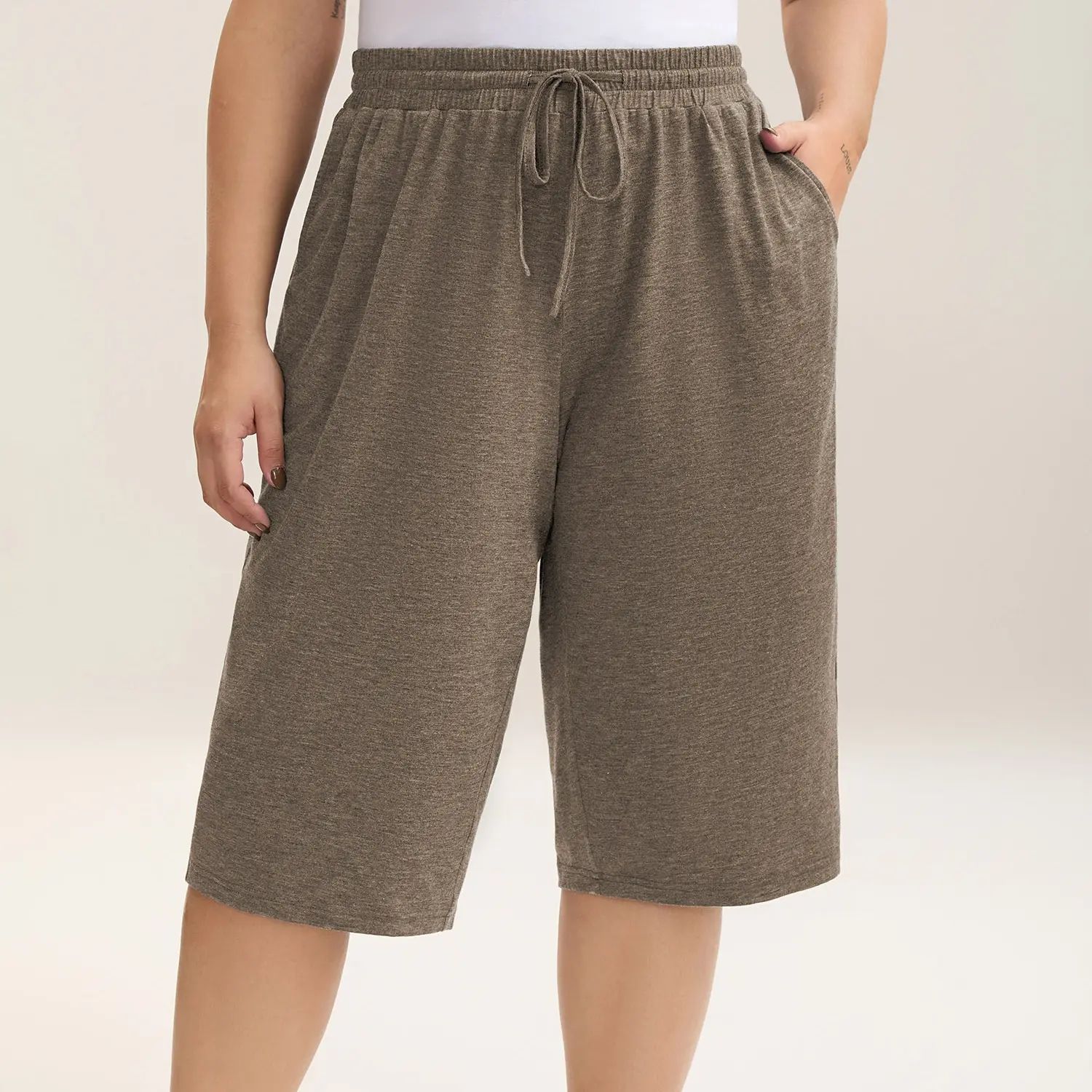 🔥LAST DAY SALE 90% OFF💕Wide-Leg Capri Lounge Baggy Pants