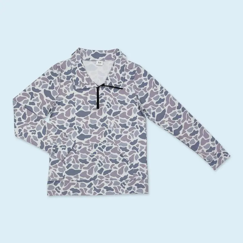 Women Camo Hunting Pullover Top Season Adult