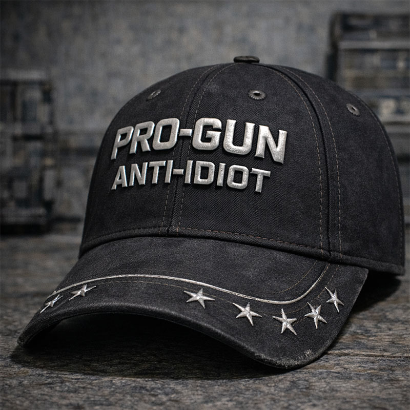 Pro-Gun Anti-Idiot Art Print Hat