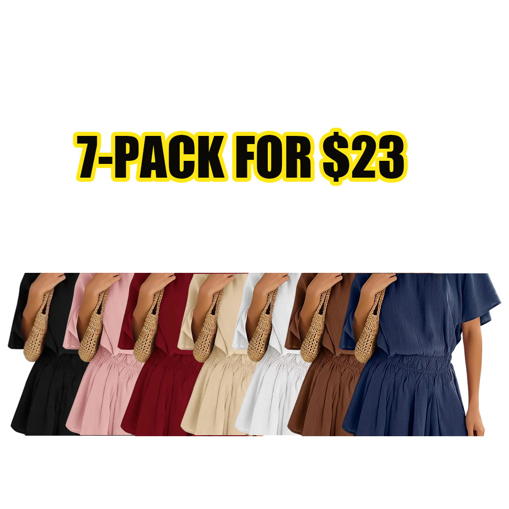 Sunset Breeze Off-Shoulder Summer Mini Dress