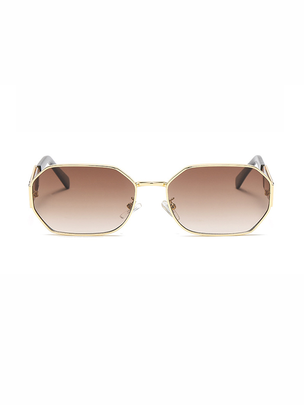 Geometric Sun Protection Sunglasses Accessories