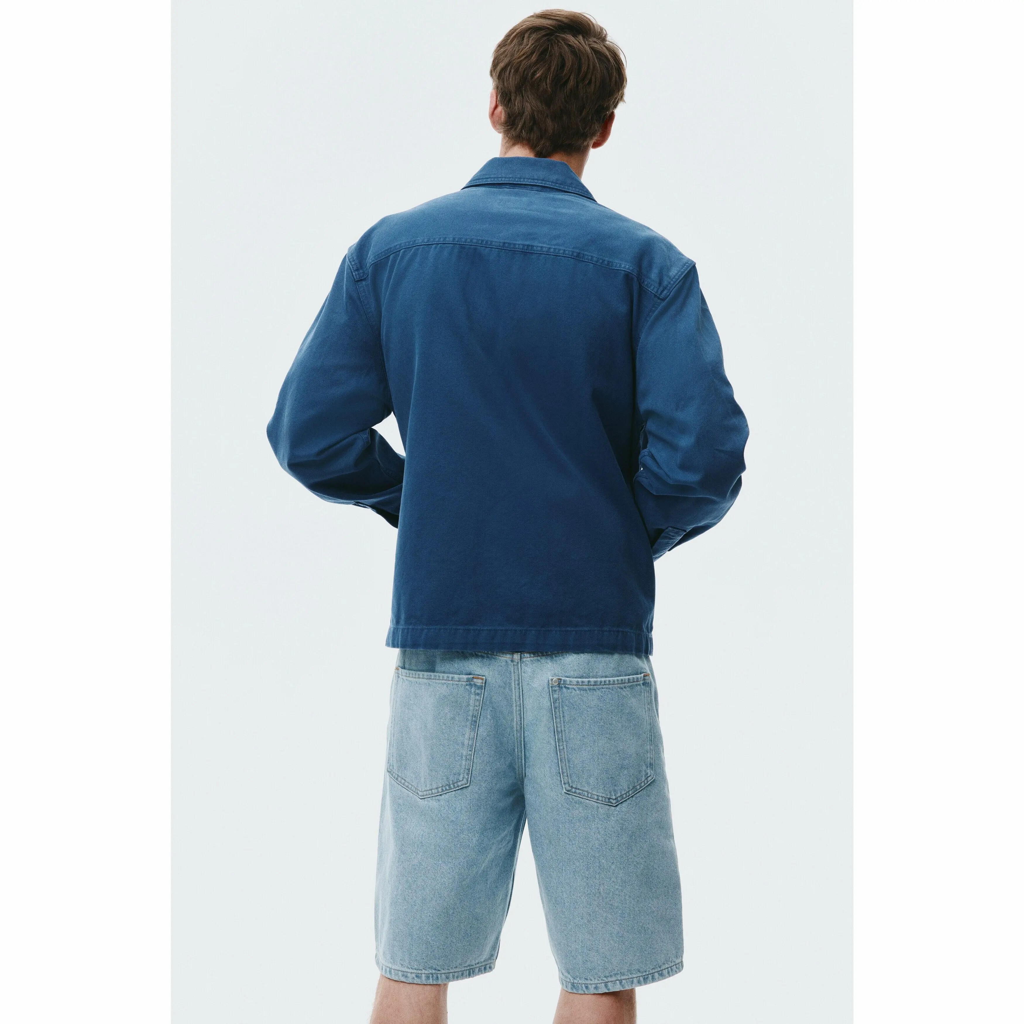 Men's Relaxed Fit Denim Shorts – 5-Pocket Cotton Jean Shorts with Tapered Leg
