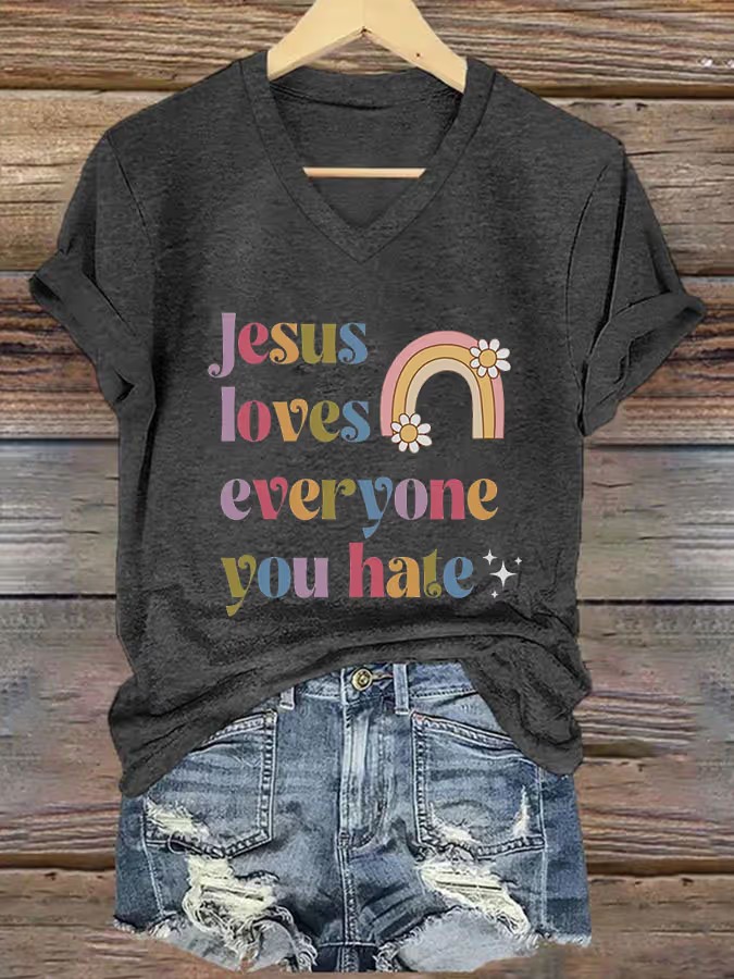 Women's Casual Printed Short-Sleeve T-Shirt