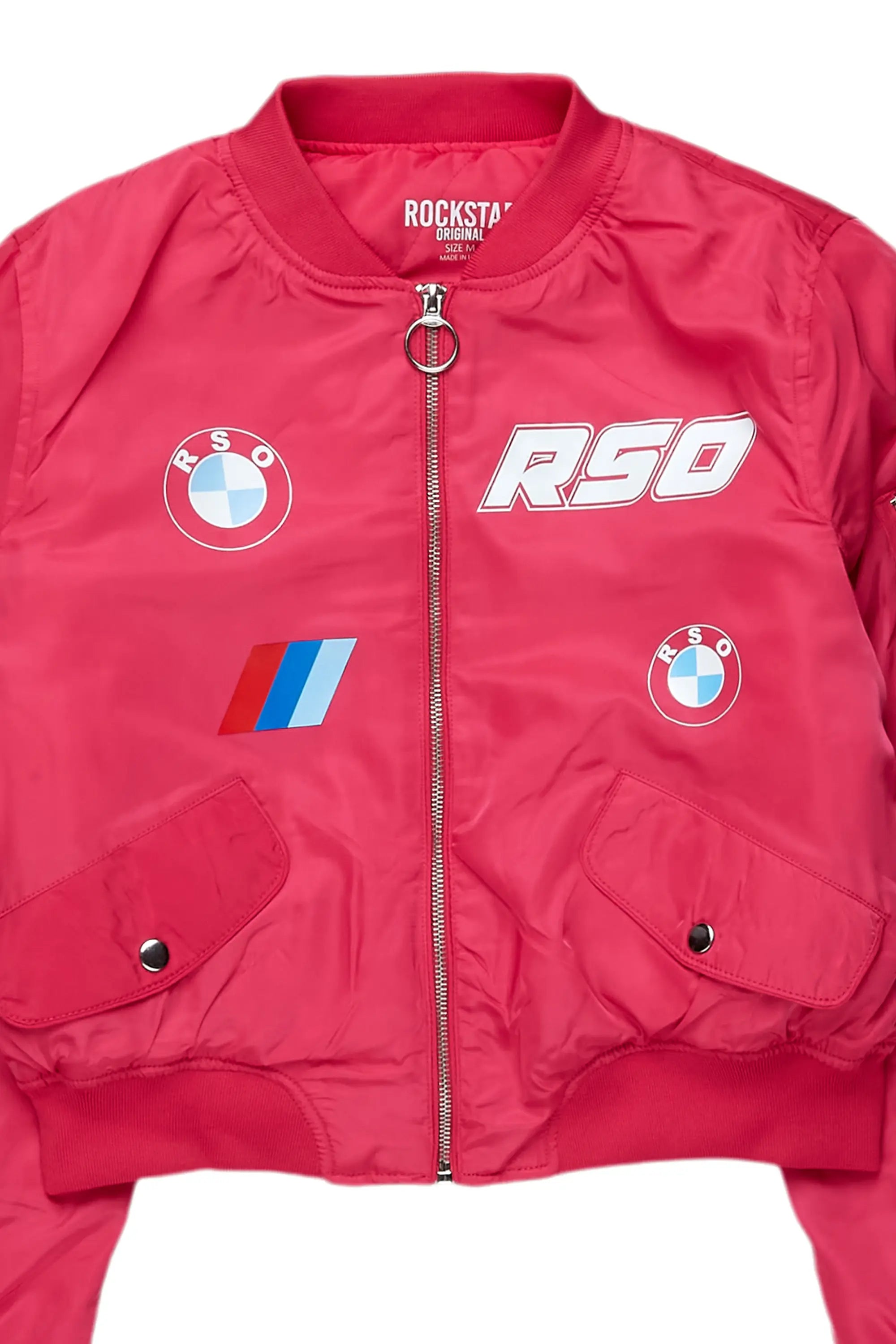 Dontheria Hot Pink Bomber Jacket
