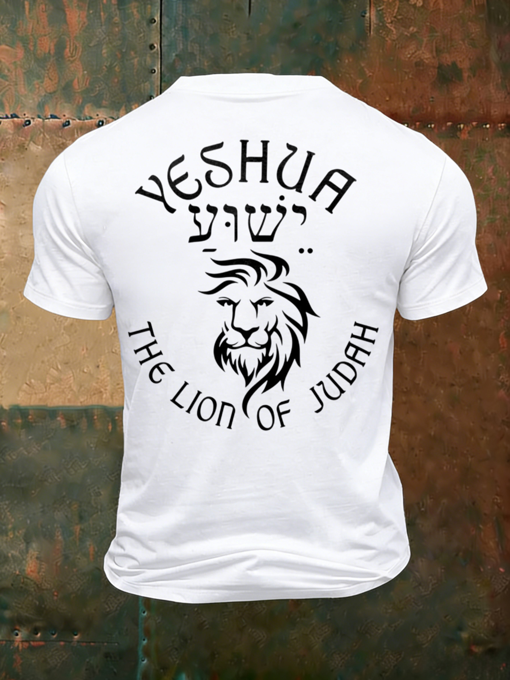 Men'S Casual Faith Jesus Letter Printed Round Neck T-Shirt