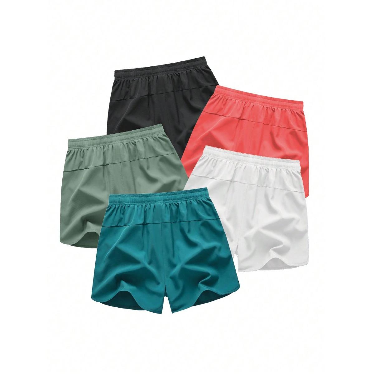 5-PACK ONLY $20 | Men's Summer Quick-Dry Breathable Beach Shorts with Zipper Pockets